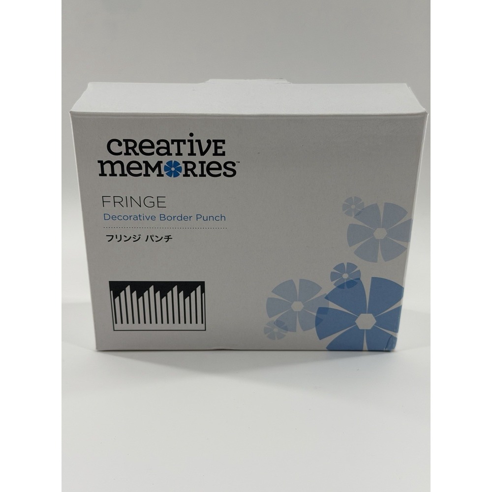 Creative Memories FRINGE Decorative Border Punch New In Box 2020